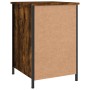 Mesita de noche madera contrachapada roble ahumado 40x42x60 cm de vidaXL, Mesitas de noche - Ref: Foro24-825917, Precio: 43,2...