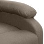 Sillón elevable tela gris taupe en Sillones | Comprar online en Foru.es