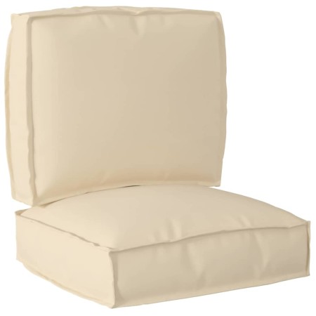 Juego de Cojines para Palets 2 pcs Beige Tela Oxford en Decoración | Comprar online en Foru.es
