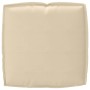 Juego de Cojines para Palets 2 pcs Beige Tela Oxford en Decoración | Comprar online en Foru.es
