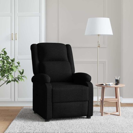 Sillón reclinable de tela negro en Sillones | Comprar online en Foru.es