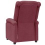 Sillón reclinable de tela rojo tinto en Sillones | Comprar online en Foru.es