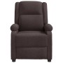 Sillón reclinable de tela marrón oscuro en Sillones | Comprar online en Foru.es