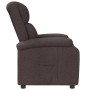 Sillón reclinable de tela marrón oscuro en Sillones | Comprar online en Foru.es