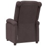 Sillón reclinable de tela marrón oscuro en Sillones | Comprar online en Foru.es