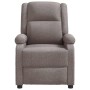 Sillón reclinable de tela gris taupe en Sillones | Comprar online en Foru.es