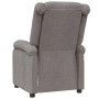 Sillón reclinable de tela gris taupe en Sillones | Comprar online en Foru.es