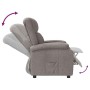 Sillón reclinable de tela gris taupe en Sillones | Comprar online en Foru.es