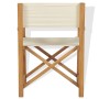 Silla de director plegable madera maciza de teca en Sillas de jardín | Comprar online en Foru.es