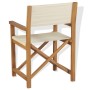 Silla de director plegable madera maciza de teca en Sillas de jardín | Comprar online en Foru.es