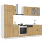 Mueble de cocina Kalmar 8 piezas artesanal roble en Armarios de cocina | Comprar online en Foru.es