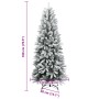 Árbol de Navidad artificial con 300 LED y nieve flocada 180 cm en Decoración Festiva y Estacional | Comprar online en Foru.es