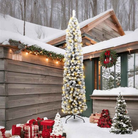 Árbol de Navidad artificial Verde 240 cm PVC, Acero y Plástico en Decoración Festiva y Estacional | Comprar online en Foru.es