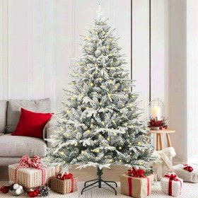 Árbol de Navidad Artificial Preiluminado Verde 180 cm PVC y PE en Decoración Festiva y Estacional | Comprar online en Foru.es