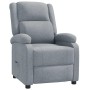 Sillón reclinable de tela gris claro en Sillones | Comprar online en Foru.es