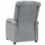 Sillón reclinable de tela gris claro en Sillones | Comprar online en Foru.es