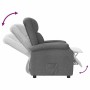 Sillón reclinable de tela gris oscuro en Sillones | Comprar online en Foru.es