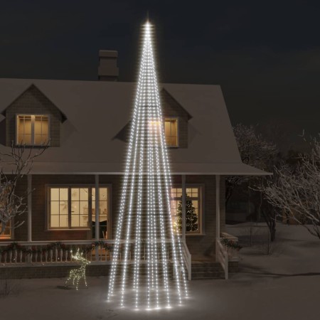 Árbol de Navidad en asta de bandera 1134 LED blanco frío 800 cm en Decoración Festiva y Estacional | Comprar online en Foru.es