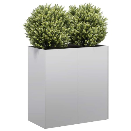 Jardinera 80x40x80 cm de acero galvanizado en Macetas y jardineras | Comprar online en Foru.es