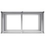 Jardinera 80x40x80 cm de acero galvanizado en Macetas y jardineras | Comprar online en Foru.es