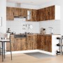 Mueble cocina Lucca roble ahumado 11 pzas madera contrachapada en Armarios de cocina | Comprar online en Foru.es