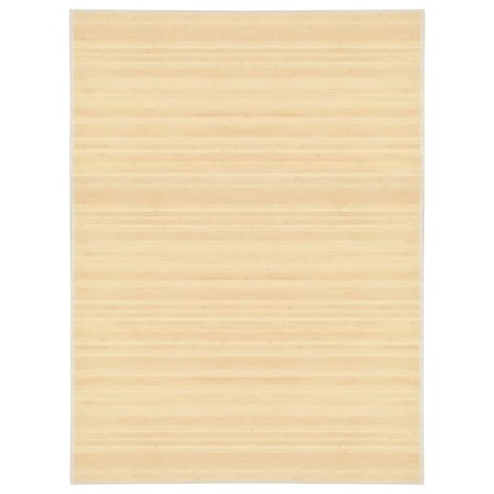 Alfombra de bambú color natural 150x200 cm en Alfombras | Comprar online en Foru.es