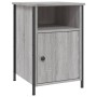 Mesita de noche madera contrachapada gris Sonoma 40x42x60 cm de vidaXL, Mesitas de noche - Ref: Foro24-825919, Precio: 47,83 ...