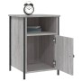 Mesita de noche madera contrachapada gris Sonoma 40x42x60 cm de vidaXL, Mesitas de noche - Ref: Foro24-825919, Precio: 47,83 ...