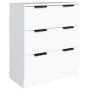Aparador de 3 piezas madera contrachapada blanco de vidaXL, Aparadores - Ref: Foro24-3115796, Precio: 211,58 €, Descuento: %