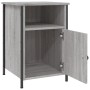 Mesita de noche madera contrachapada gris Sonoma 40x42x60 cm de vidaXL, Mesitas de noche - Ref: Foro24-825919, Precio: 47,83 ...