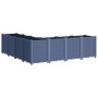 Jardinera PP azul gris 160x160x53 cm en Macetas y jardineras | Comprar online en Foru.es