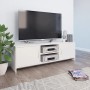 Mueble para TV madera contrachapada blanco 120x30x37,5 cm en Muebles TV | Comprar online en Foru.es