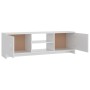 Mueble para TV madera contrachapada blanco 120x30x37,5 cm en Muebles TV | Comprar online en Foru.es