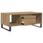 Mesa de centro madera de ingeniería roble artisan 90x50x36,5 cm en Mesas de centro | Comprar online en Foru.es