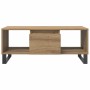 Mesa de centro madera de ingeniería roble artisan 90x50x36,5 cm en Mesas de centro | Comprar online en Foru.es