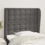 Kopfteil mit Ohren aus grauem Kunstleder, 83x23x118/128 cm von vidaXL, Kopf- und Fußteile - Ref: Foro24-3118032, Preis: 75,43...
