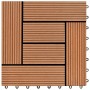 Baldosas de porche de WPC 30x30 cm 2 m² marrón 22 unidades de vidaXL, Suelos y moquetas - Ref: Foro24-277798, Precio: 106,86 ...