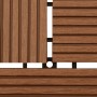 Baldosas de porche de WPC 30x30 cm 2 m² marrón 22 unidades de vidaXL, Suelos y moquetas - Ref: Foro24-277798, Precio: 106,86 ...