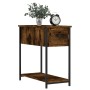 Mesita de noche madera de ingeniería roble ahumado 30x60x60 cm de vidaXL, Mesitas de noche - Ref: Foro24-826057, Precio: 38,5...