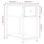 Mesita de noche madera de ingeniería roble ahumado 30x60x60 cm de vidaXL, Mesitas de noche - Ref: Foro24-826057, Precio: 38,5...