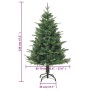 Árbol de Navidad artificial verde 120 cm PVC y PE en Decoración Festiva y Estacional | Comprar online en Foru.es