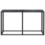 Mesa consola vidrio templado negro 140x35x75,5cm en Mesas auxiliares | Comprar online en Foru.es