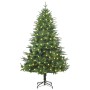 Árbol de Navidad Artificial Preiluminado Verde 180 cm PVC y PE en Decoración Festiva y Estacional | Comprar online en Foru.es