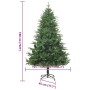 Árbol de Navidad Artificial Preiluminado Verde 180 cm PVC y PE en Decoración Festiva y Estacional | Comprar online en Foru.es
