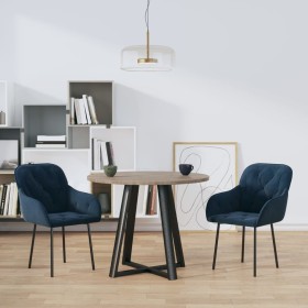 Sillas de comedor 2 unidades terciopelo azul en Sillas de comedor | Comprar online en Foru.es