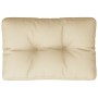 Cojín para sofá de palets de tela beige 60x40x12 cm en Decoración | Comprar online en Foru.es