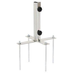 Base de Sombrilla con estacas de suelo acero Ø32-38 mm en Bases para sombrillas | Comprar online en Foru.es