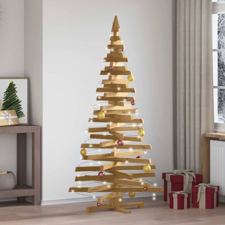 Árboles de Navidad Marrón 180 cm Madera maciza de pino en Decoración Festiva y Estacional | Comprar online en Foru.es