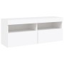 Muebles de TV de pared con luces LED 7 piezas blanco en Muebles TV | Comprar online en Foru.es