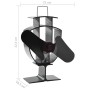 Ventilador de estufa accionado por calor 2 aspas negro de vidaXL, Ventiladores para chimeneas de leña - Ref: Foro24-51235, Pr...